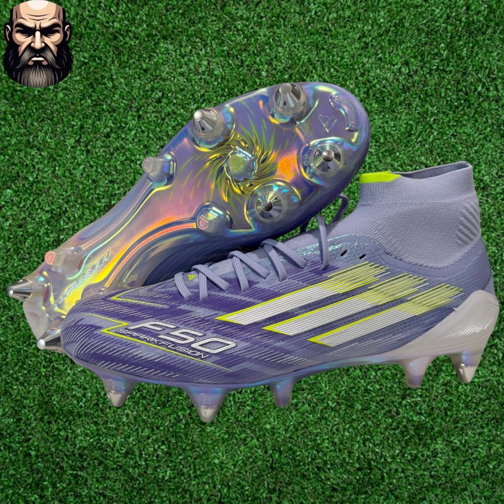 adidas F50 Sparkfusion Elite Mid SG Purple JH7652 Women's Size 5.5